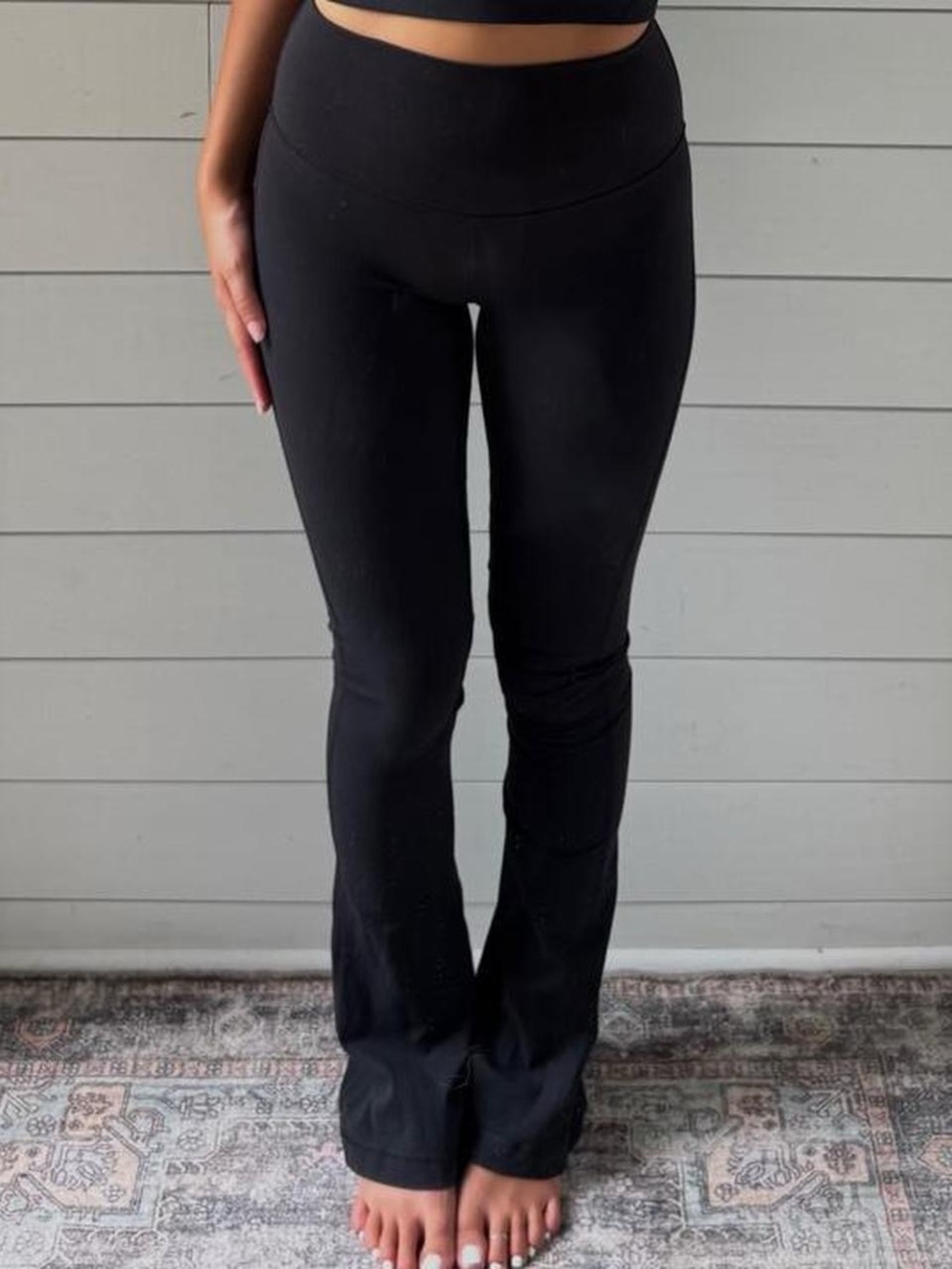 Lululemon mini flare leggings